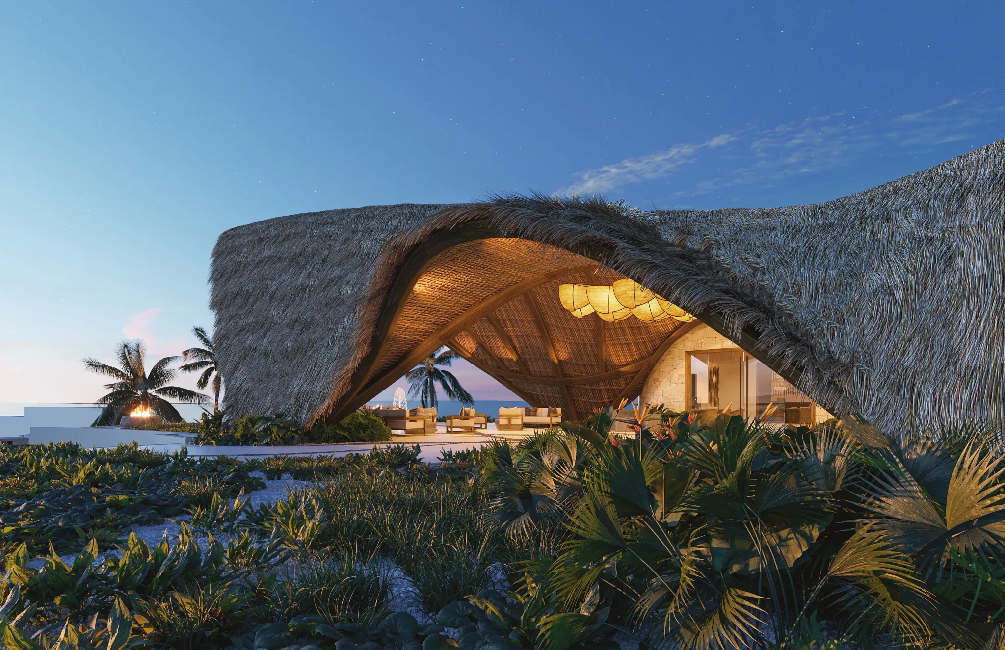 secrets-playa-blanca-exterior-lobby